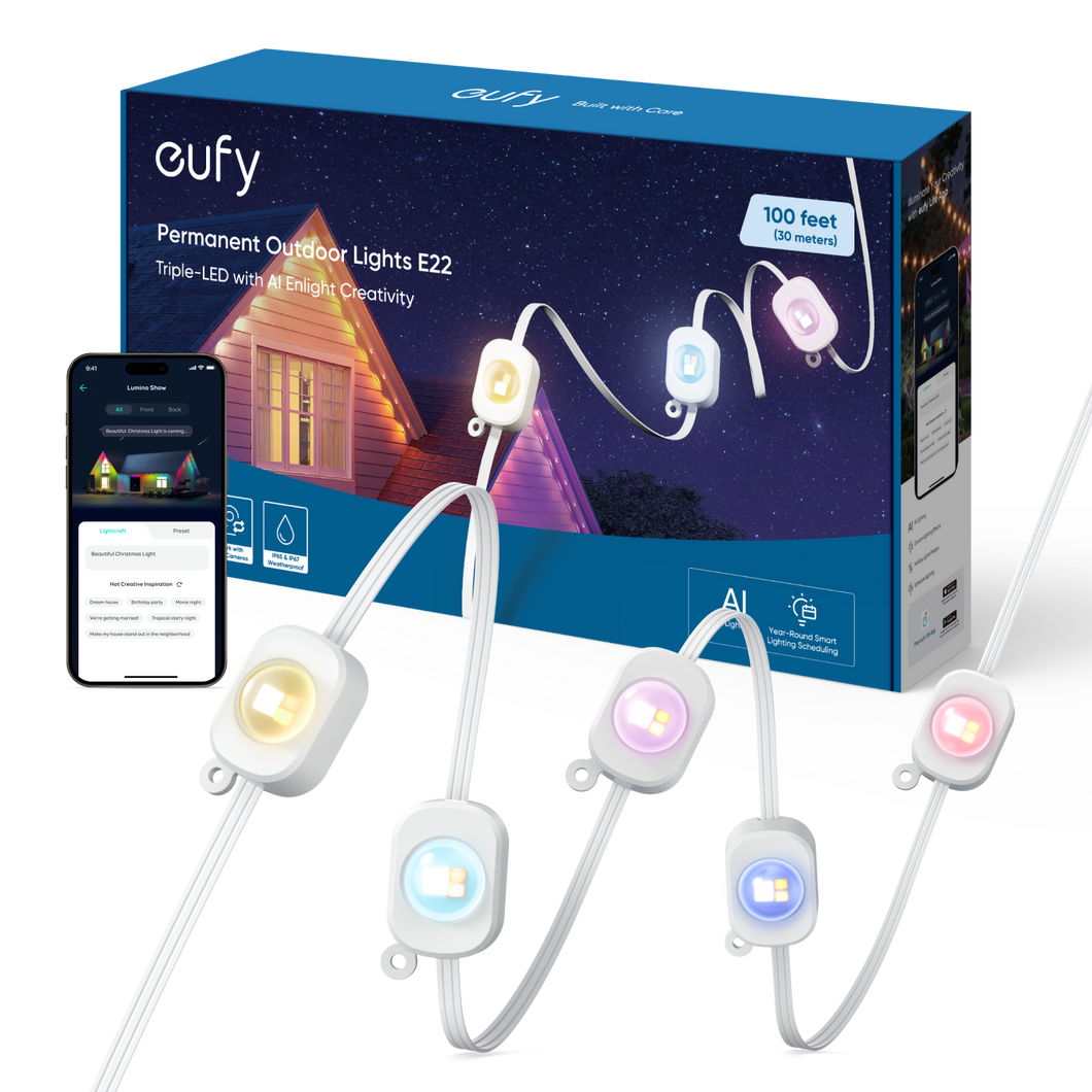 eufy Permanent Outdoor Lights E22 100ft